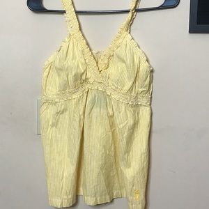 Yellow Sleeveless Top